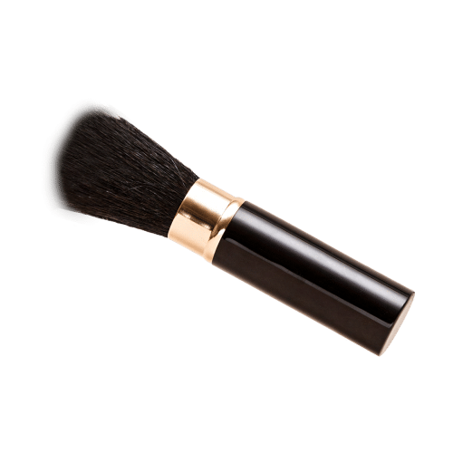 Natural Hair Brush - Retractable Powder